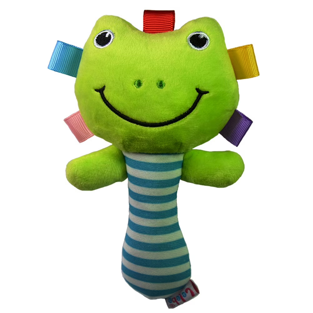 Frog Plush Rattle Toy for Infant L673697