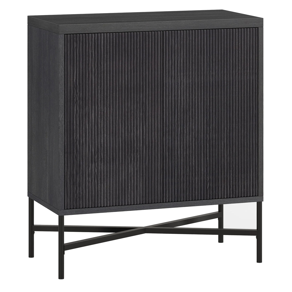 Charcoal Gray Accent Cabinet I8724
