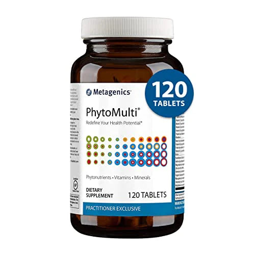 Daily Multivitamin Supplement with Phytonutrients, Vitamins and Minerals, 120 Tablets P226165