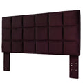 Purple Flannelette Headboard Full/Queen F371850