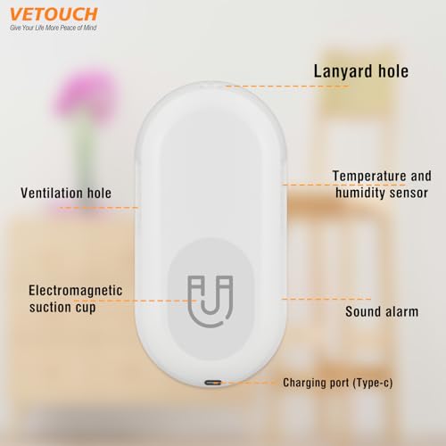 Air Quality Monitor, Pm2.5 & Pm10 Particle Detector, Temperature and Humidity Display L65179