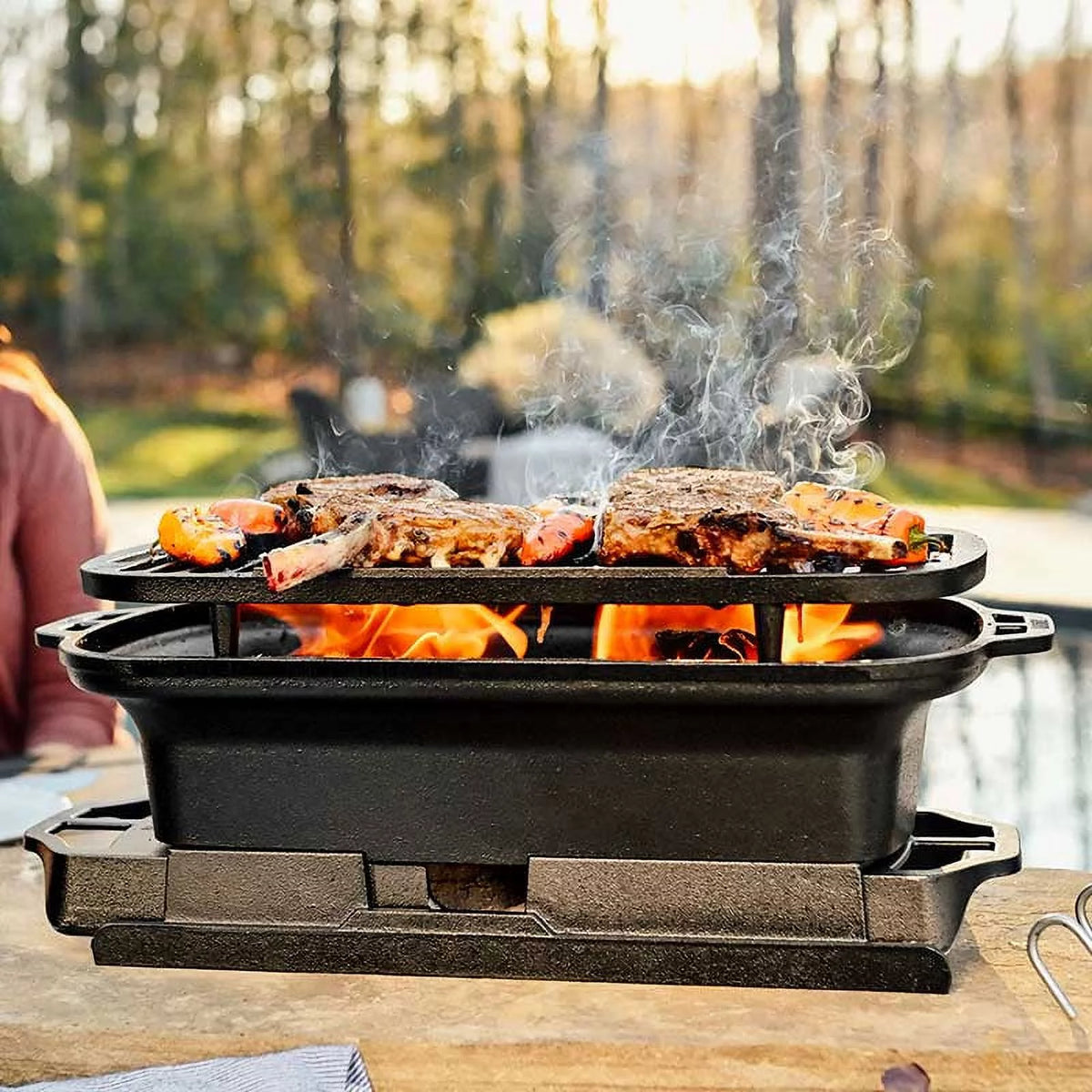 Cast Iron Charcoal Grill V36795