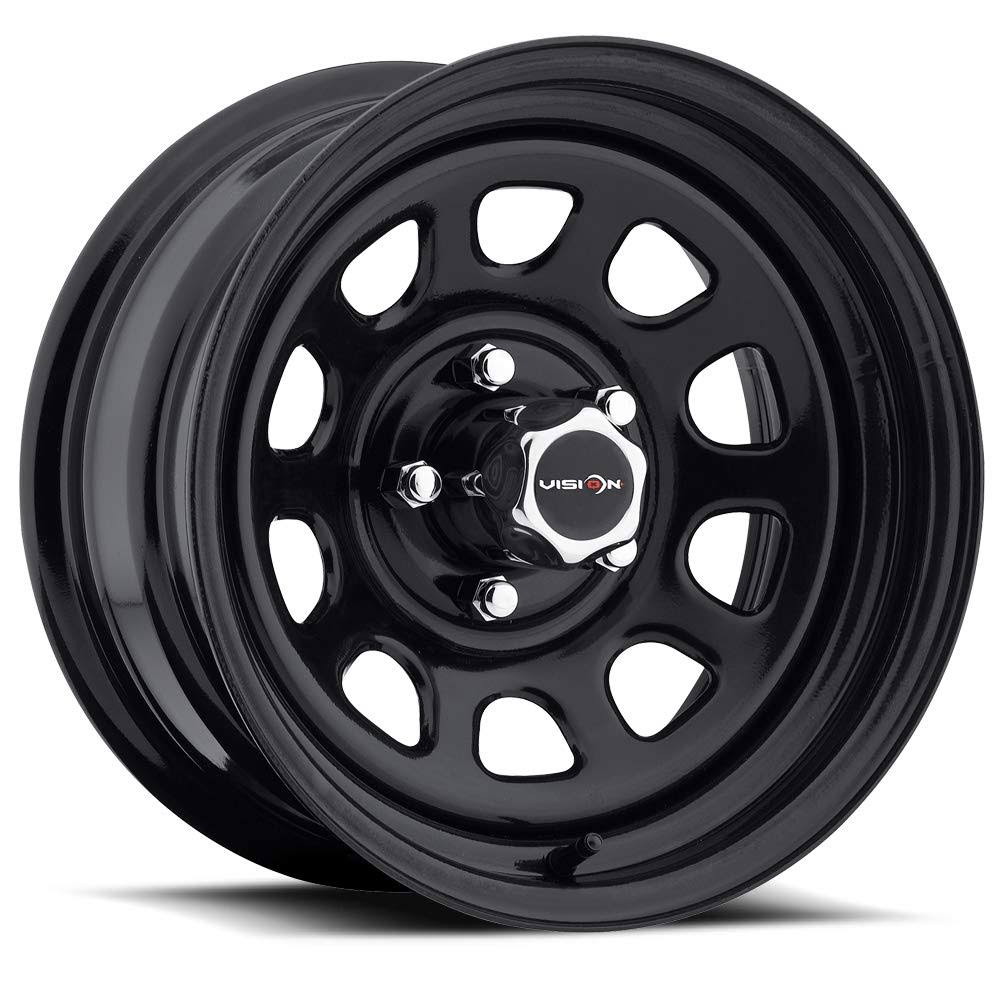 16x8 5x4.5" +0mm Gloss Black Wheel Rim X469067
