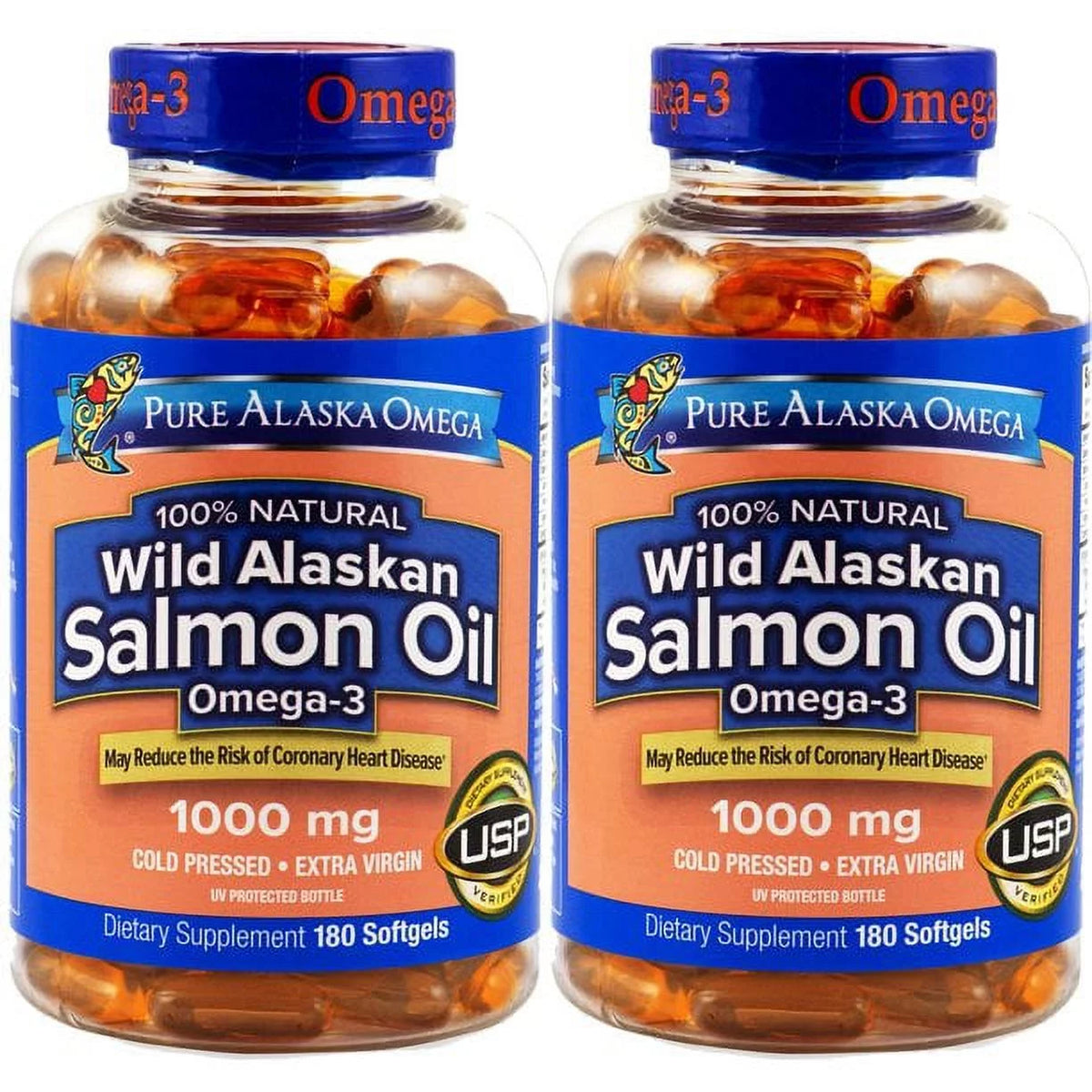 180 Ct Wild Salmon Oil Softgel Z7525