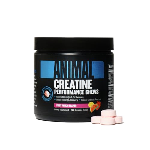 Creatine Monohydrate Chewable Tablets Fruit Punch P8773