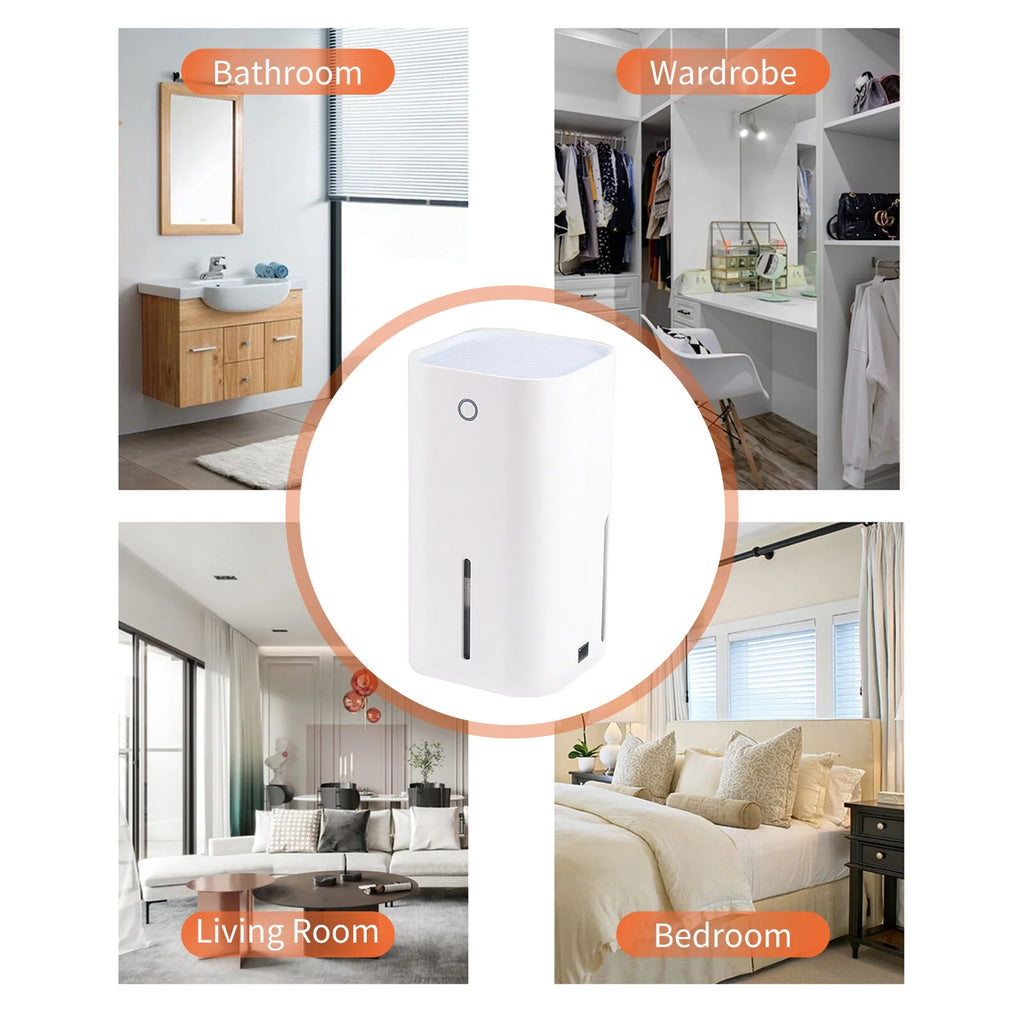 850mL Portable Dehumidifier with Auto-off Y90676