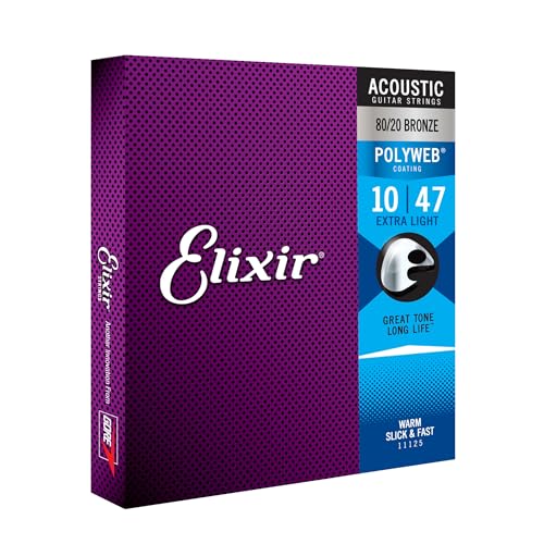 6 String Set Extra Light 80/20 Bronze Acoustic Guitar Strings P335049