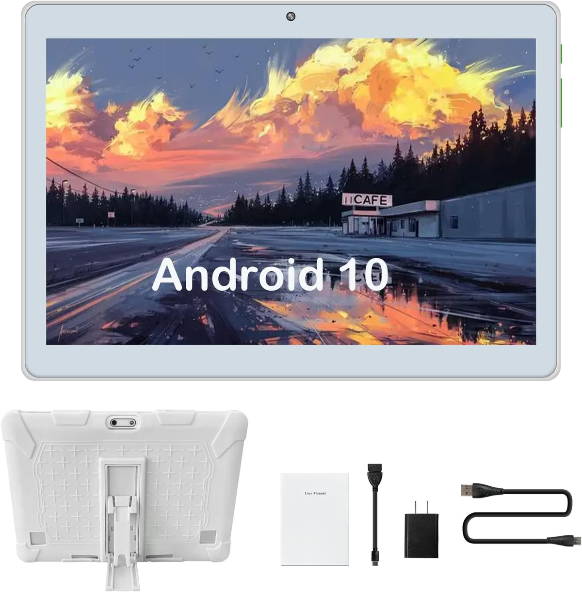 10 inch Android Tablet with 32GB ROM 4G Phone Call J89310
