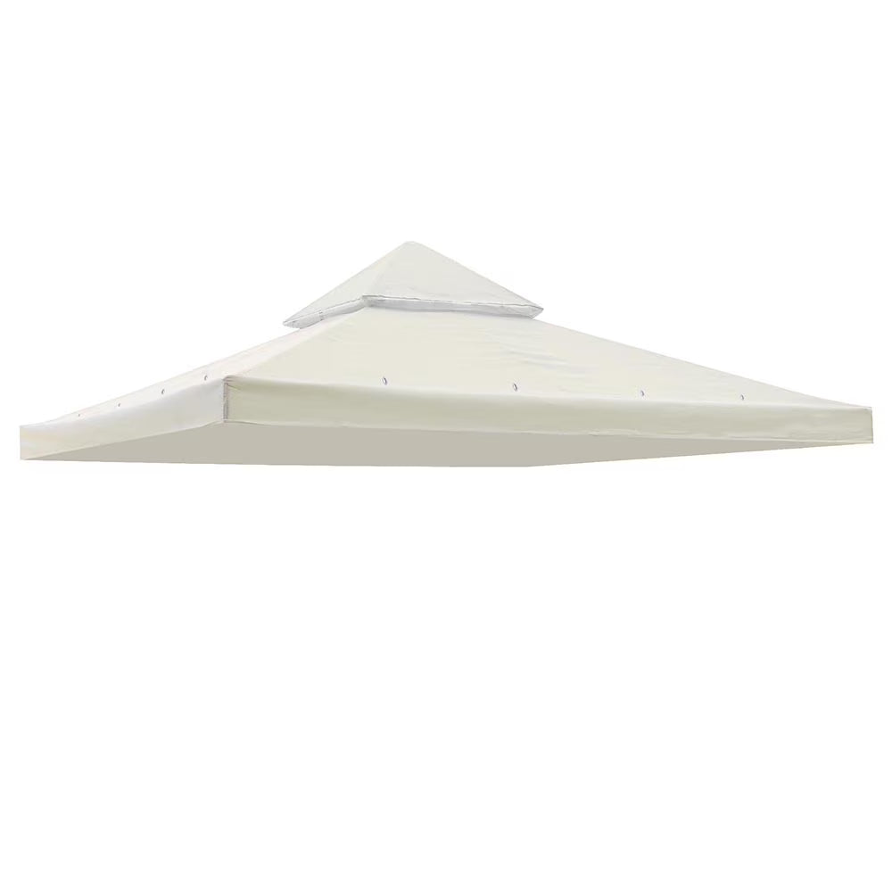 Ivory Canopy Top Replacement for 10'x10' Gazebo Cover P1559