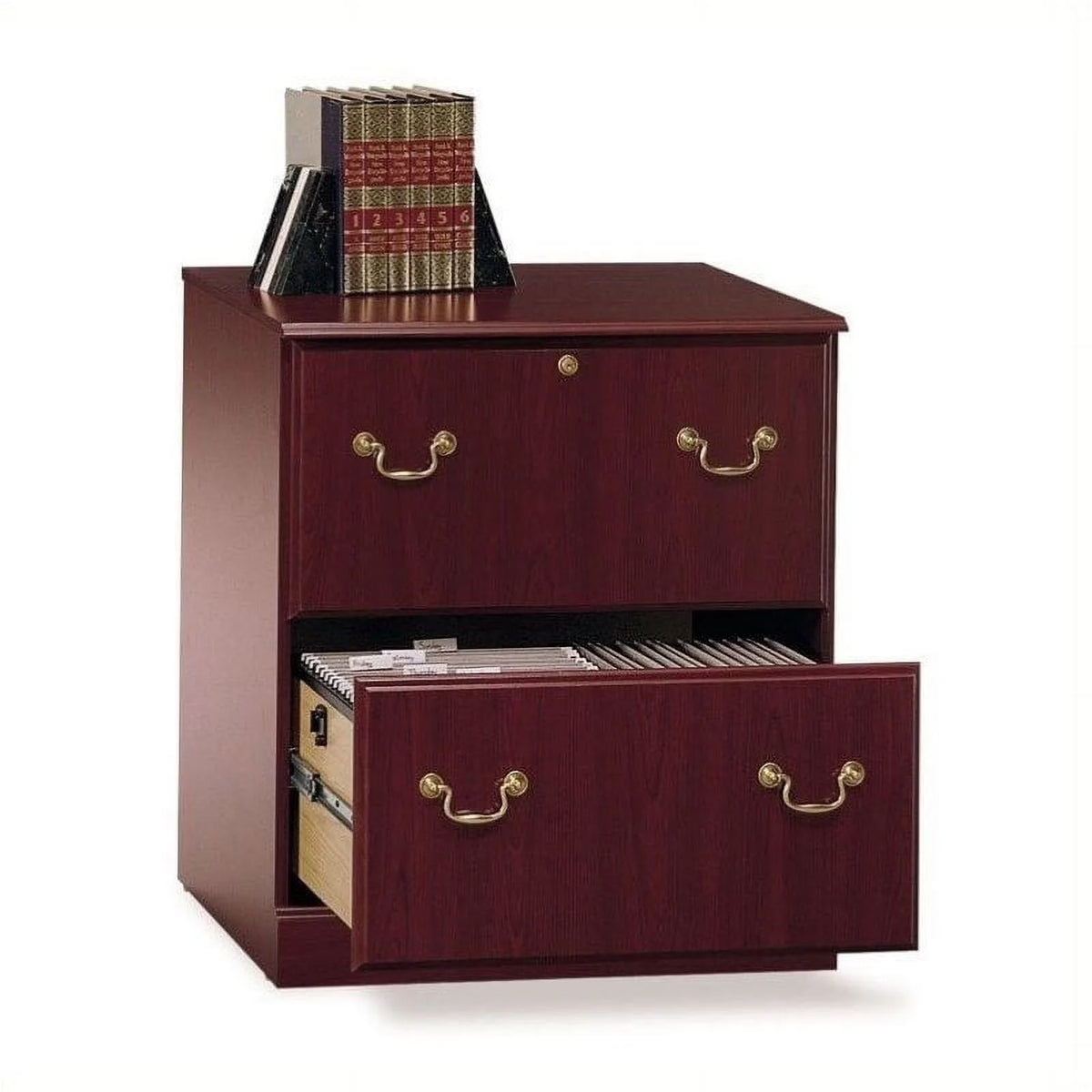 Cherry 2 Drawer Lateral File Cabinet E137500