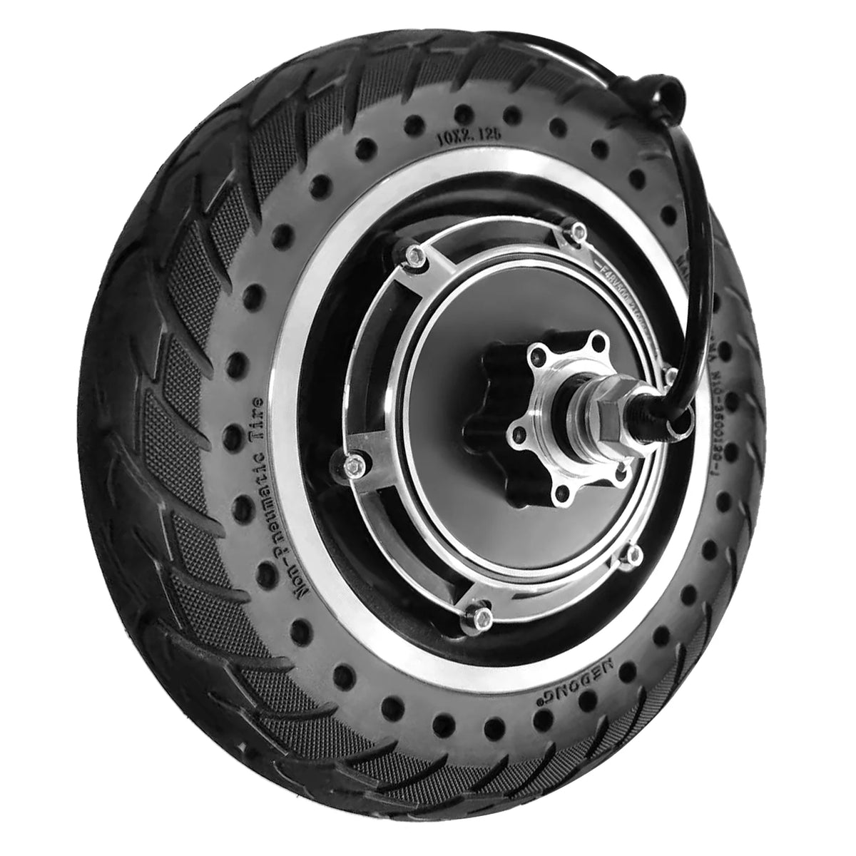 10'' Electric Scooter Front Tire with Hub Motor 48V 500W Brushless G31385