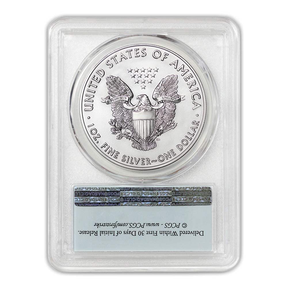 1 oz Silver American Eagle Coin MS-70 Type 1 C478015