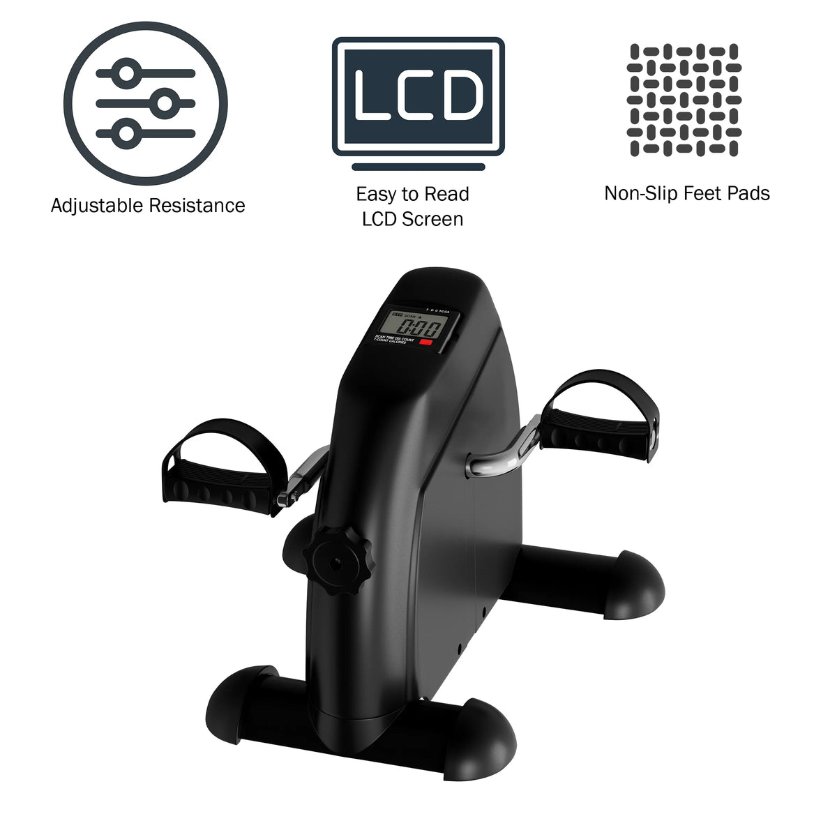 Under Desk Bike and Pedal Exerciser with Calorie Counter H293914