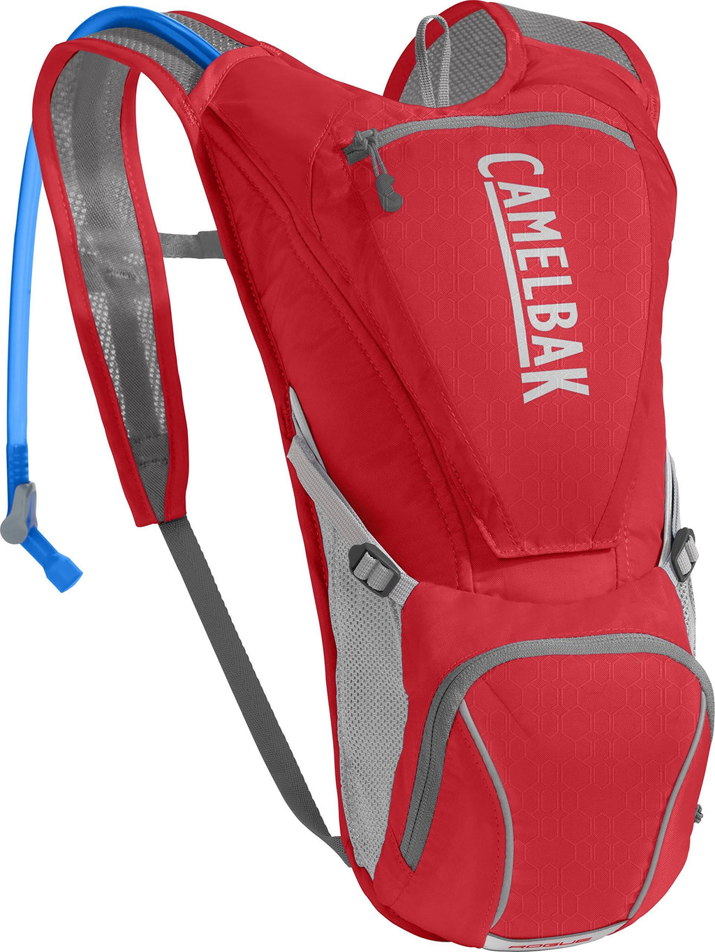 Racing Red Silver 5 Liter Hydration Backpack N4604