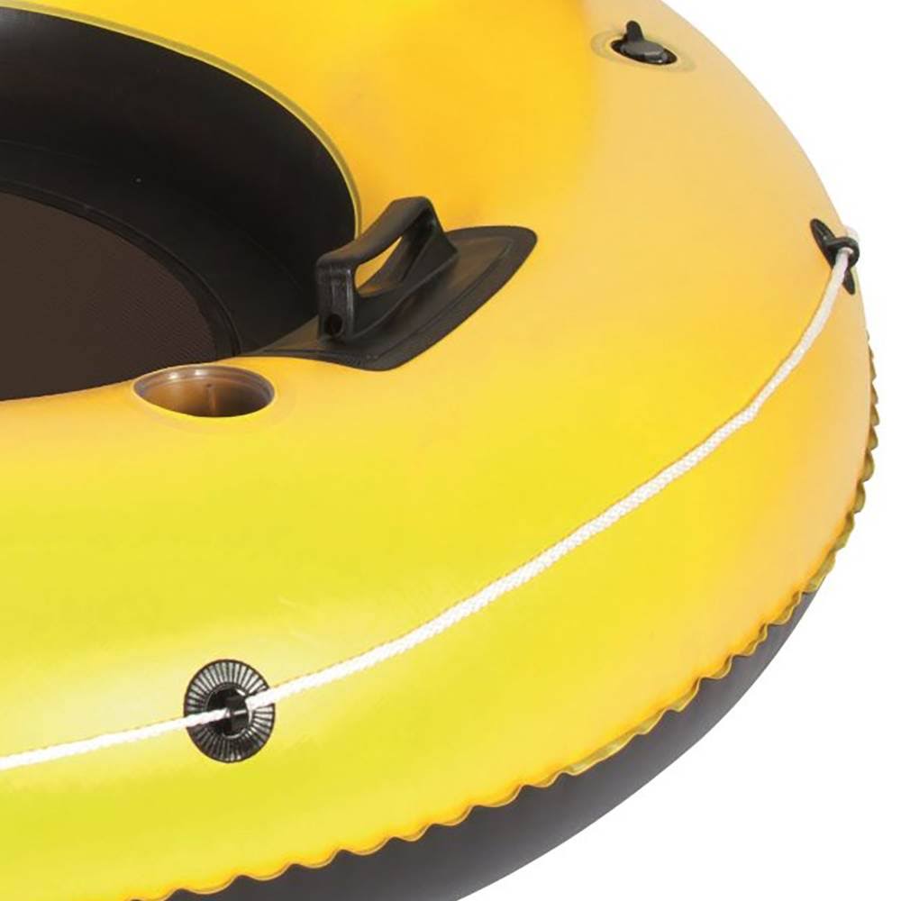 12 Pack Inflatable Raft Tube with Handles and Cup Holders L482283