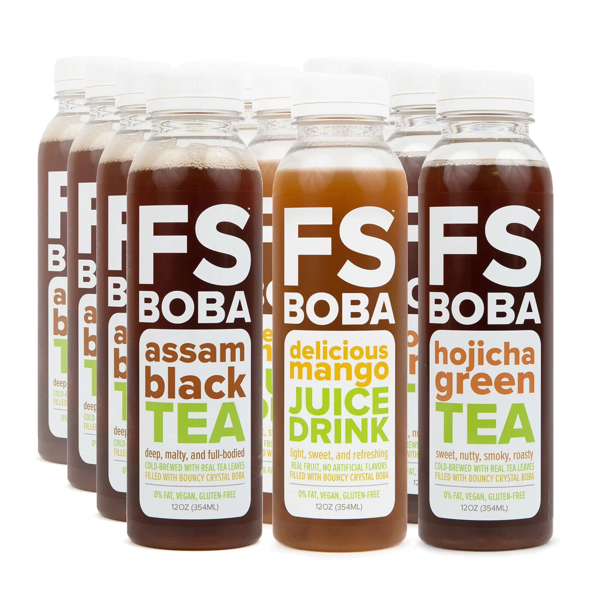 12-Pack of 12oz Bottles Boba Tea Starter Pack D669035
