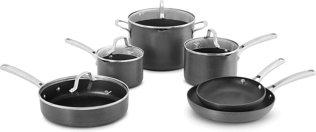 Hard-Anodized Nonstick 10-Piece Cookware Set N2949
