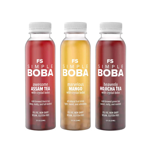 12-Pack of 12oz Bottles Boba Tea Starter Pack D669035