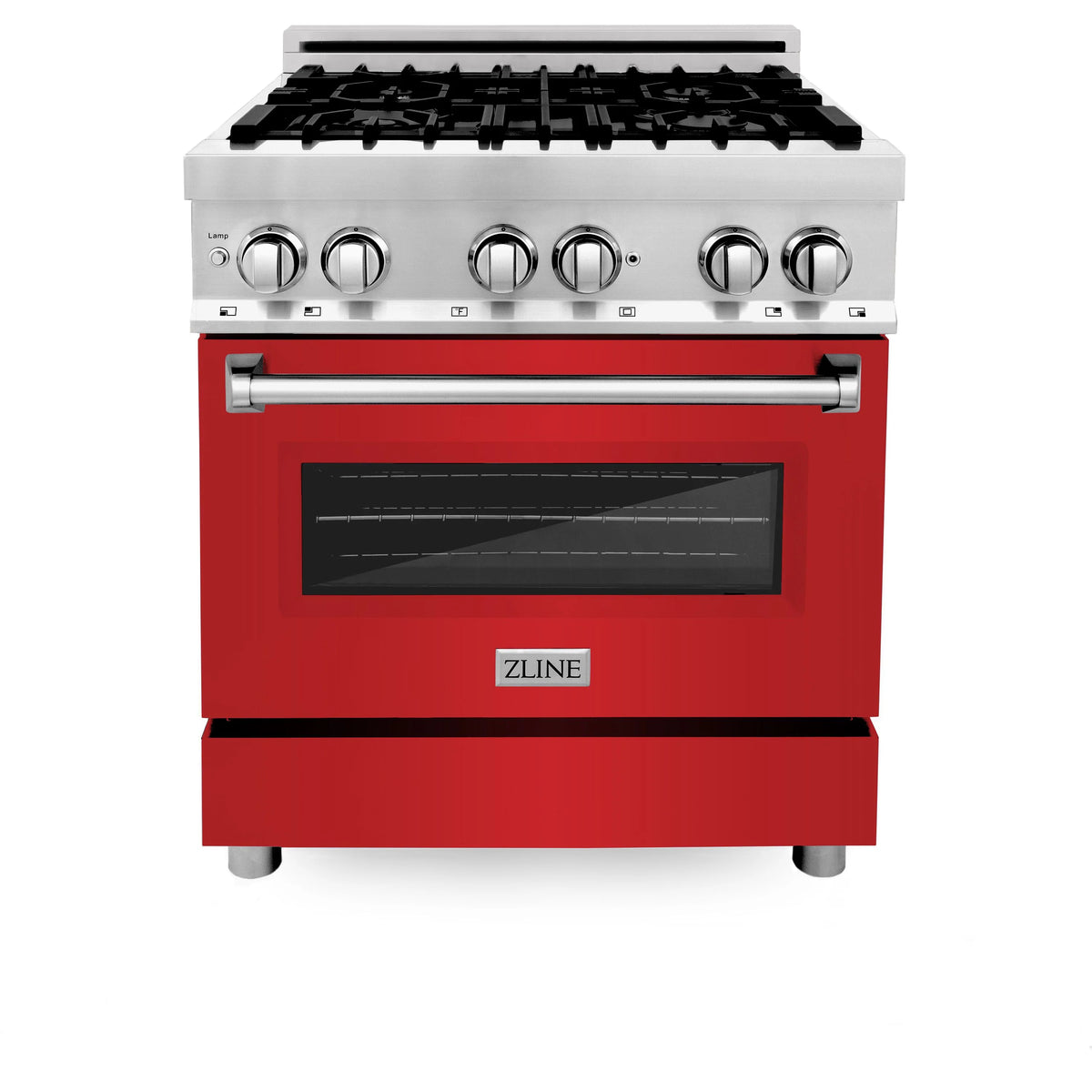 30 in. Stainless Steel Gas Burner Electric Oven Range V4825