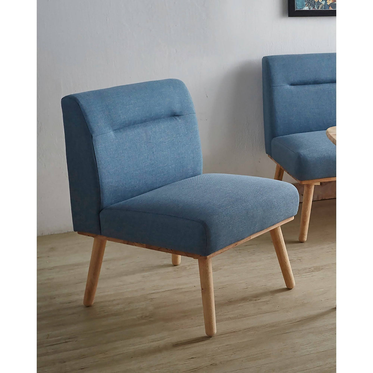 Mid Century All Wood Sectional 1 Seater Sofa A859796