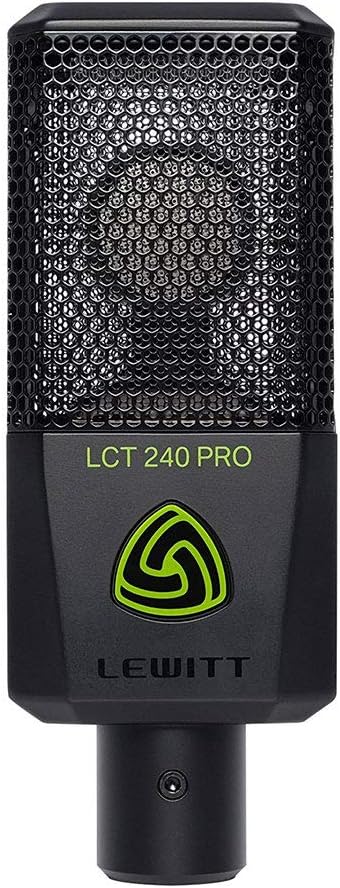 Black Condenser Microphone with XLR Cable and Pop Filter T885724