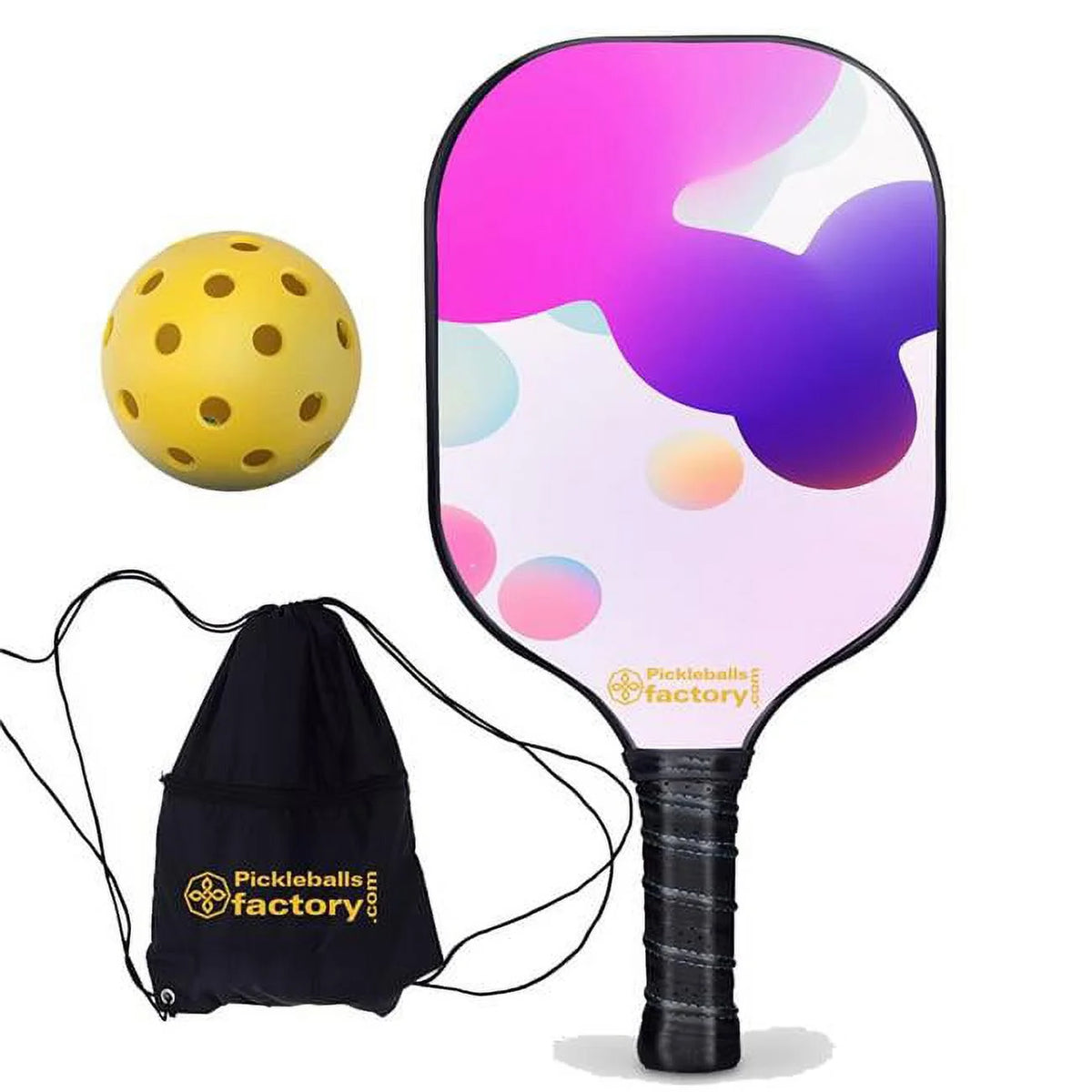 Irregular Shape Glow in The Dark Carbonfiber Graphite Pickleball Paddles F808