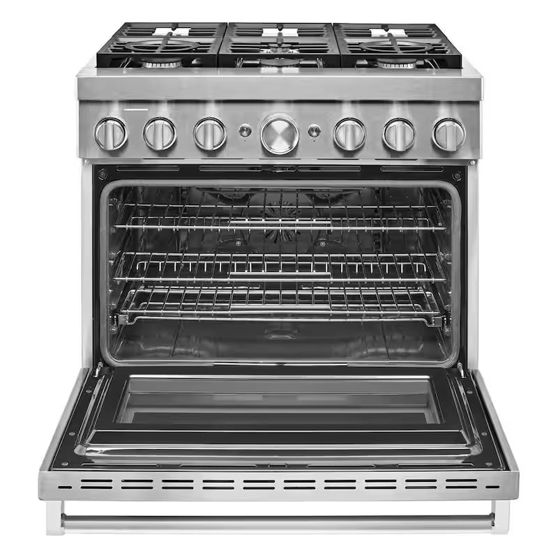 5.1 cu. ft. Smart Dual Fuel Range with True Convection in Stainless Steel R5919