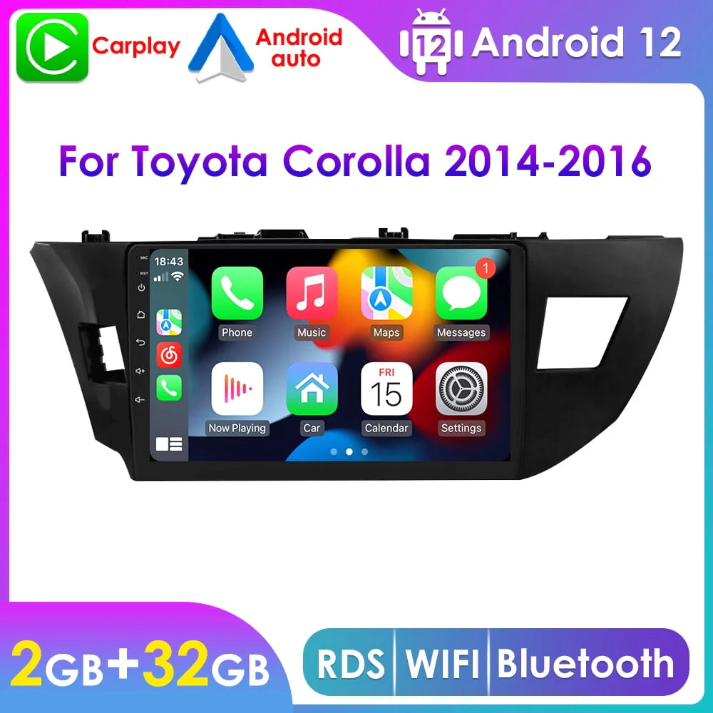 Android 12 2+32GB Car Stereo Radio Carplay GPS Navigation C9977