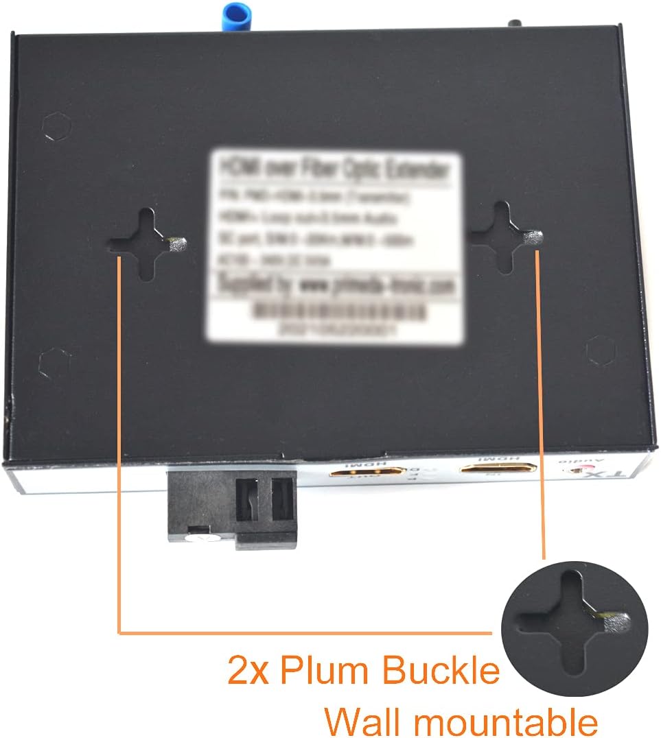HDMI Extender Over Fiber Optic Cable Singlemode up to 20Km 1080P Transmitter and Receiver Kit C135