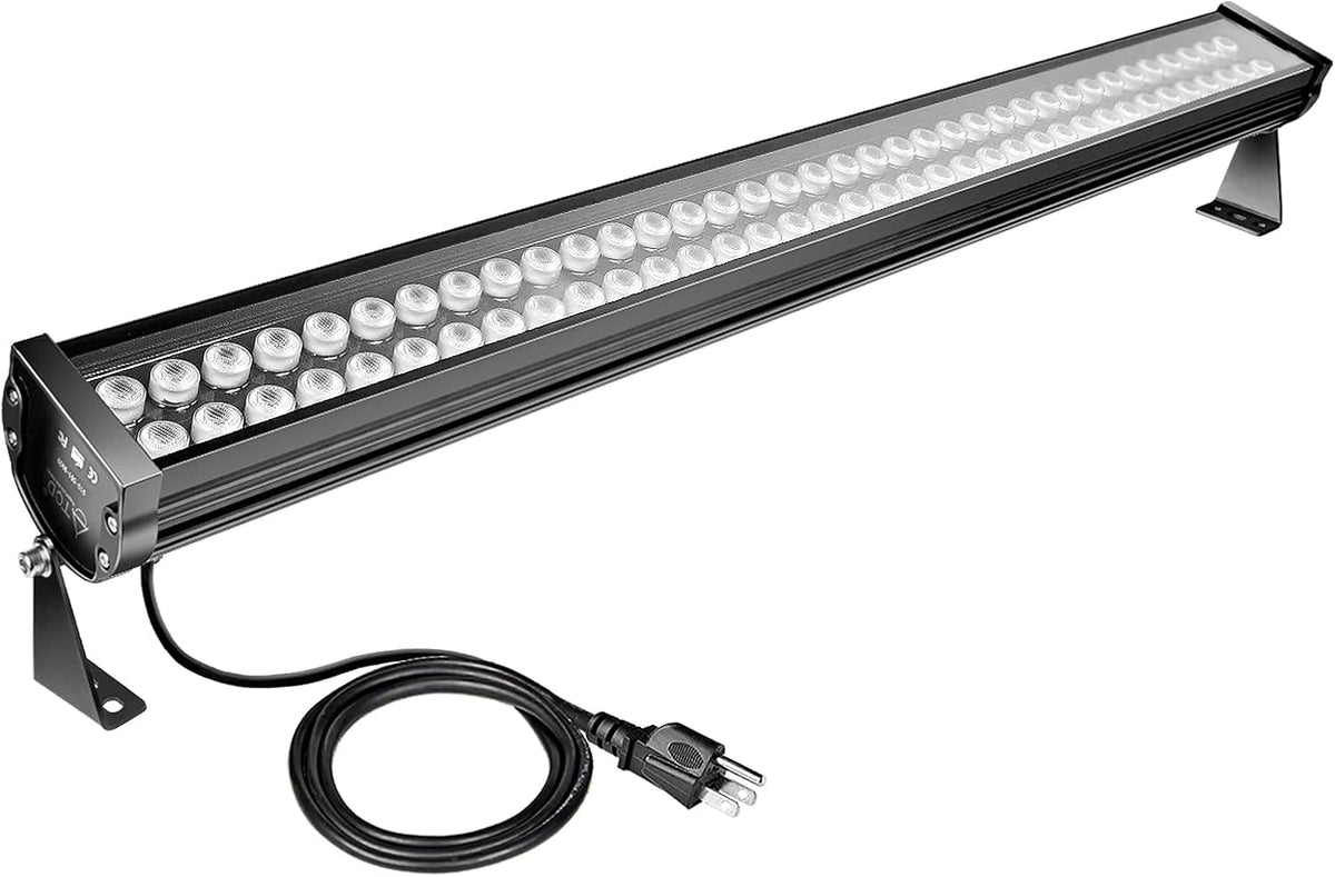 72W LED Wall Washer Lights, 5000K Daylight White Linear Strip Light, 3.2ft, 120V, IP65 Waterproof O15134