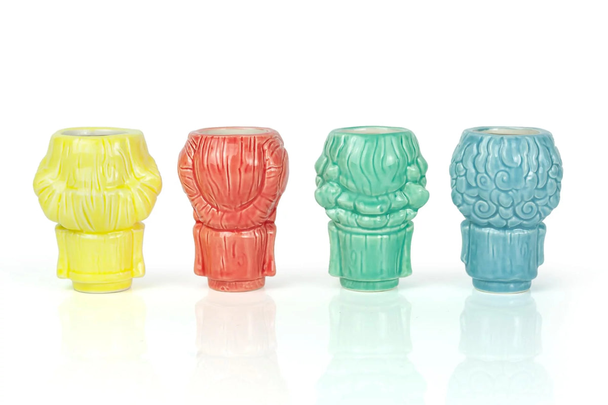 Ceramic 2 Ounce Mini Glasses Set Of 4 L518928