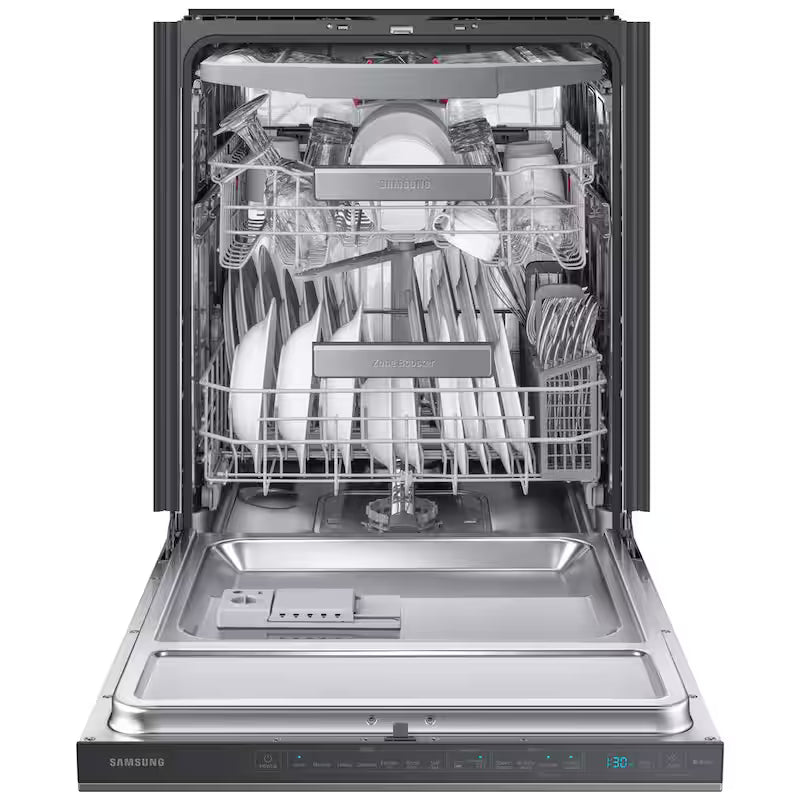 Black Stainless Steel Dishwasher with 3rd Rack Q6912
