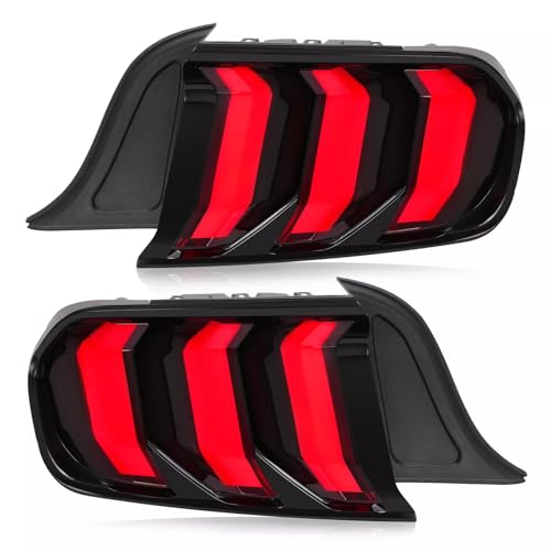 2015-2020 Ford Mustang LED Tail Lights Pair Set H63505