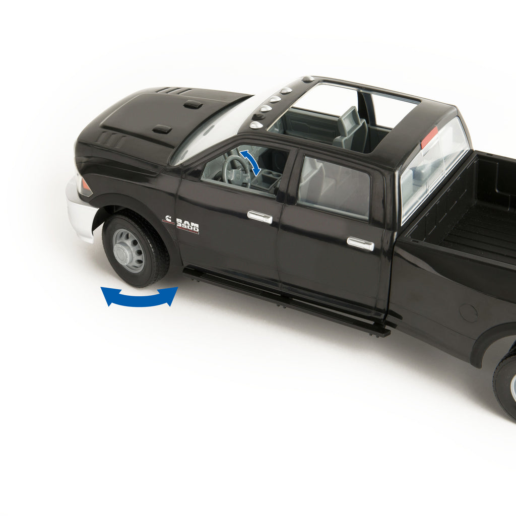 1:16 Scale Ram 3500 with Gooseneck Trailer and Case Construction SV280 Skid Steer P4516