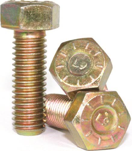 Hex Cap Screw Yellow Zinc Plated W666