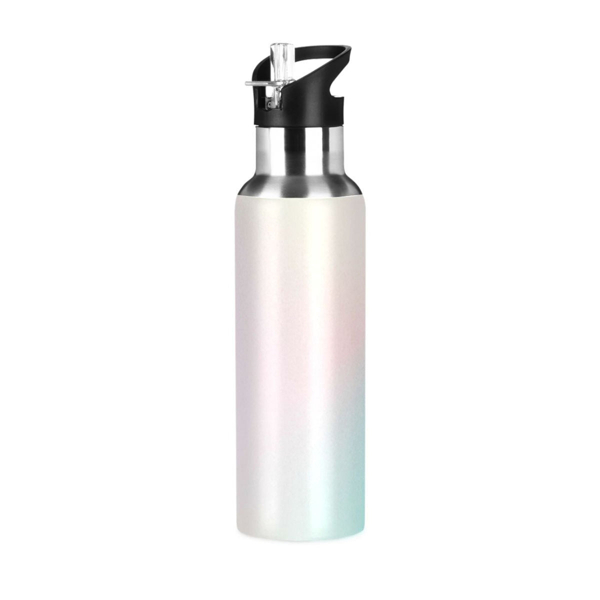 20 OZ Stainless Steel Vacuum Insulated Water Bottle with Straw Lid Q569002