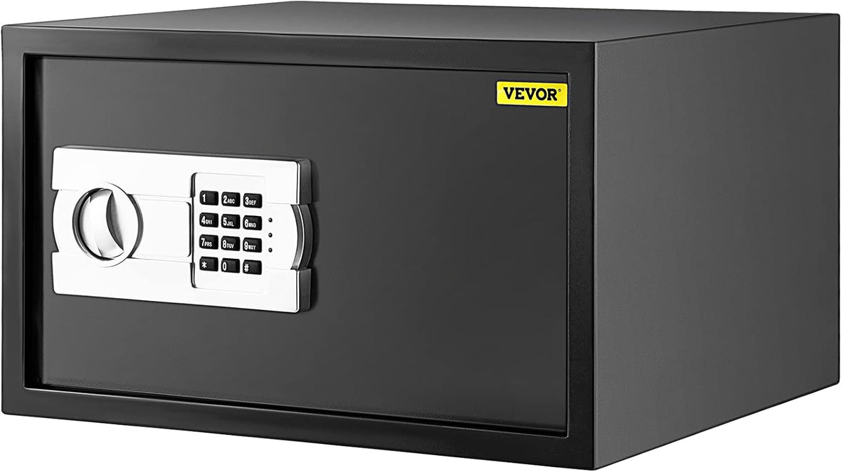 0.8 Cubic Feet Carbon Steel Digital Safe Box with Two Keys B782222