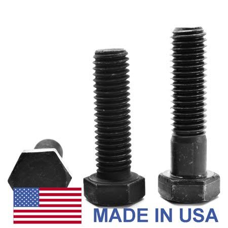 1/2 inch-20 x 2 1/2 inch Fine Thread Grade 5 Hex Cap Screw Black Oxide Pk 50 F6591
