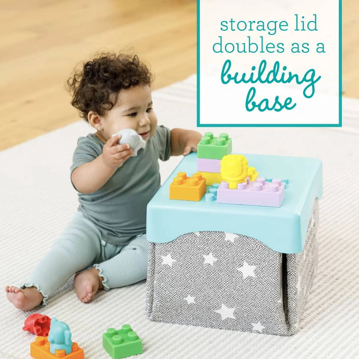 14-Piece Multicolor Building Blocks Activity Station H2674