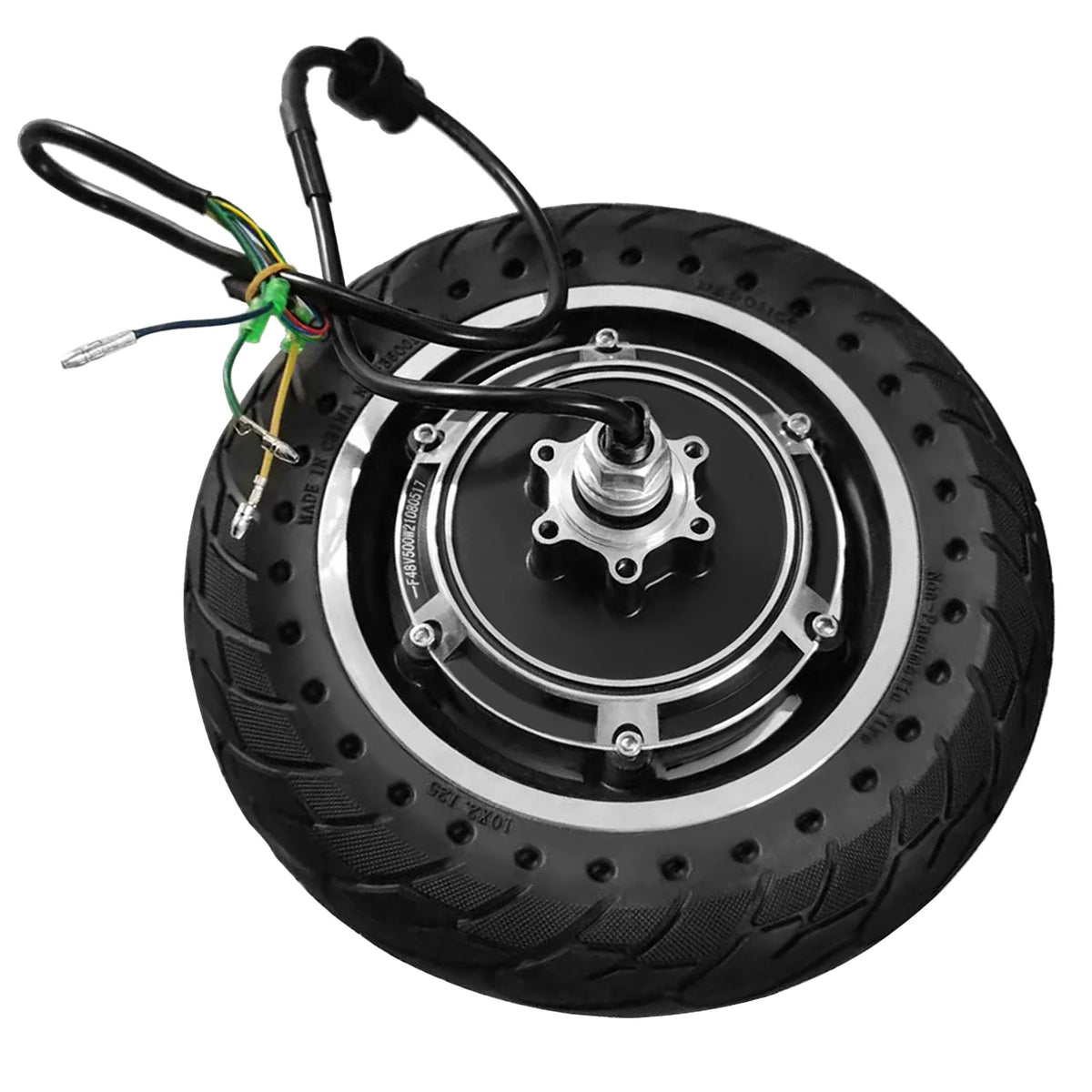10'' Electric Scooter Front Tire with Hub Motor 48V 500W Brushless G31385