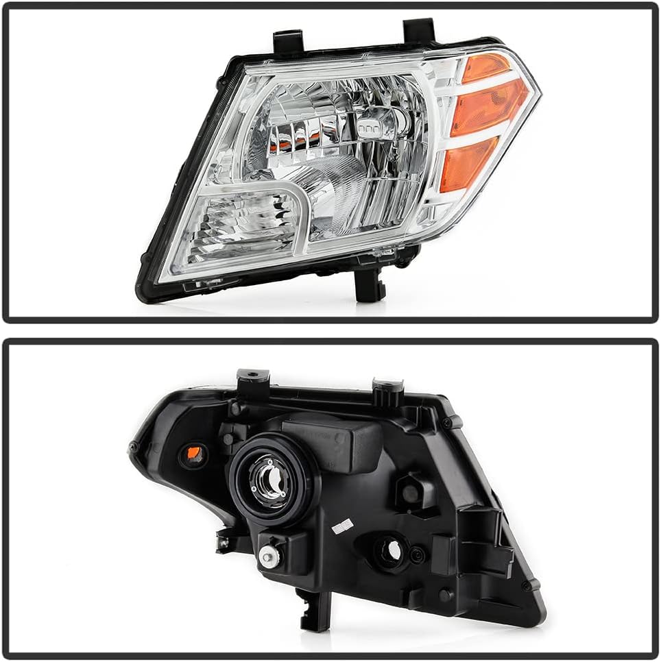 Chrome Housing Headlight Assembly Left Driver Side M691091