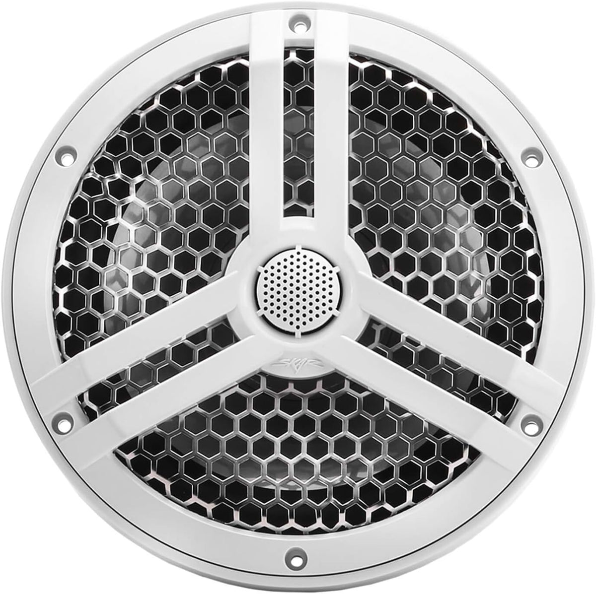 8" 2-Way Marine Coaxial Speakers, Pair (White) L318