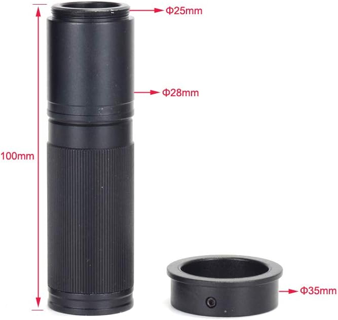 34MP 2K 1080P 60FPS Full HD HDMI USB Digital Video Microscope Camera with 150X Zoom C-Mount Lens and Adjustable Illumination F210