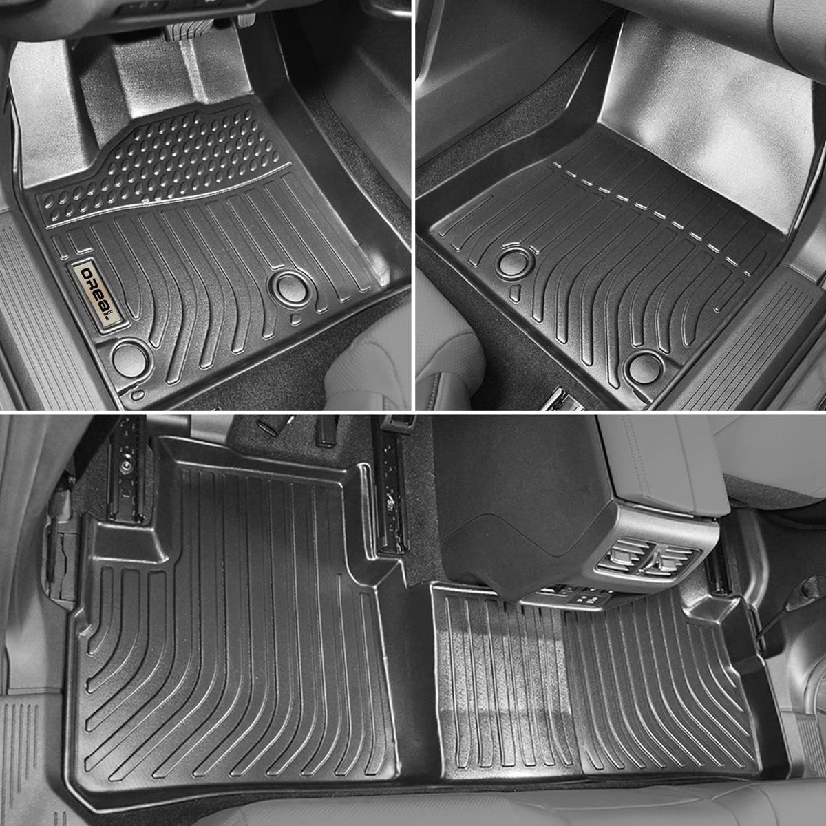 Black Floor Mats Liners L383