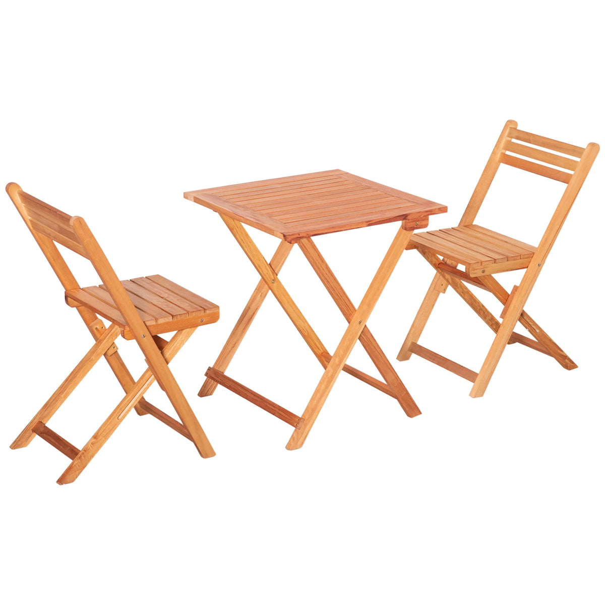 3 Piece Wooden Patio Bistro Set G61847