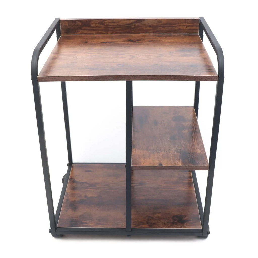 3-Tier Rolling Printer Stand with Storage Z2080