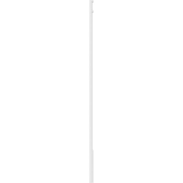 Flat Panel PVC Pilaster with Decorative Capital and Base (Pair) A1063