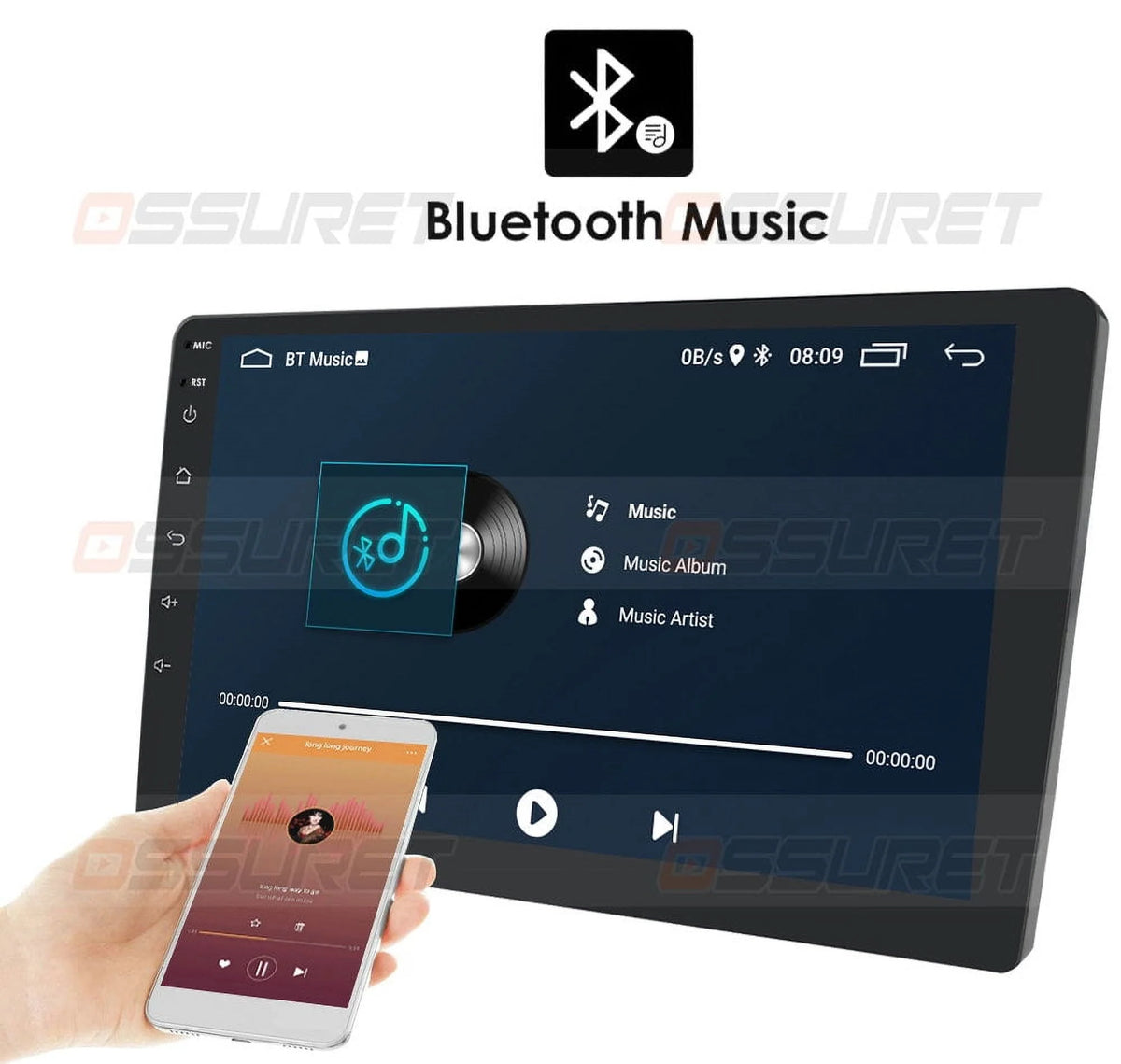 Android 12 2+32GB Car Stereo Radio Carplay GPS Navigation C9977