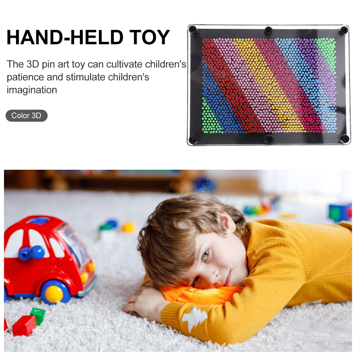 Sensory Board Pin Art Toy for Toddlers D75848