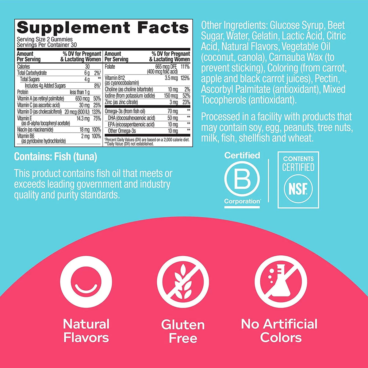60 Gummies Prenatal O8627